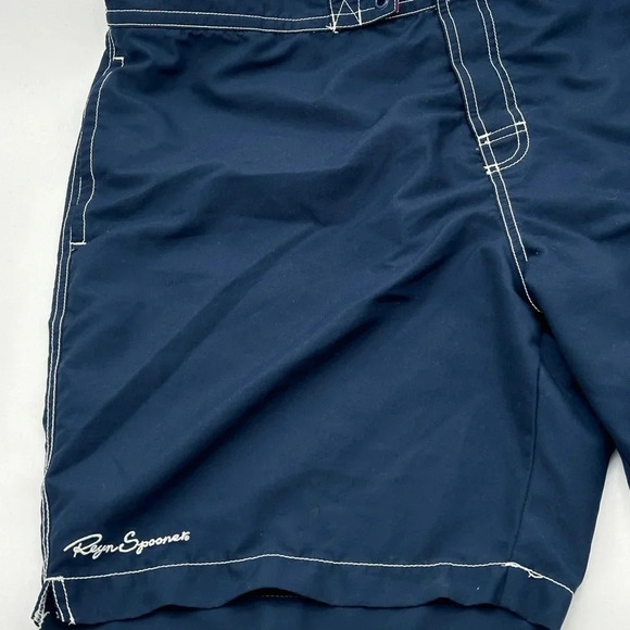 Men's Reyn Spooner Blue Fully Lined Swim/Board Shorts Size XL Nylon Pockets - Picture 4 of 10
